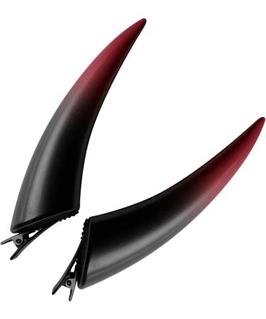Ghost Forehead Horns | Halloween Cosplay Costume Headwear Accessories | Women Demon Vampire Headpiece Halloween Hair Clips Funny Devil Horns for Women Men Red - Buy Online on GoSupps.com