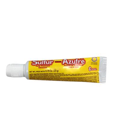 Grisi Sulfur Acne Treatment Ointment .7 oz - Pack of 2 | Fast-Acting Skincare Solution - Buy Online on GoSupps.com