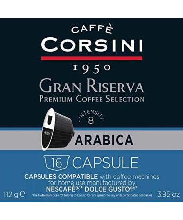 Caff Corsini Caf Gran Riserva Arabica Compatible with Dolce Gusto 96 Units 1.74 kg - Buy Online on GoSupps.com