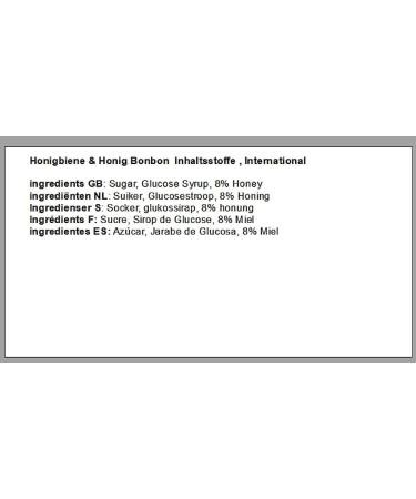  pin24shop 50g Honey Bee the delicious candy with approximately 8% honey pure as can be - Buy Online on GoSupps.com