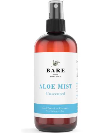 BARE BOTANICS Cooling Aloe Spray for Skin & Hair - Large 12oz | Sunburn Spray & Aloe Hair Moisturizer | 99.66% Pure Unscented Aloe Vera Spray Made in Wisconsin - Buy Online on GoSupps.com