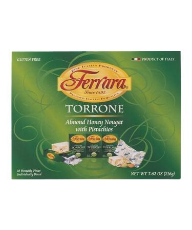 Ferrara - Pistachio Torrone, 18pc Box - Buy Online on GoSupps.com