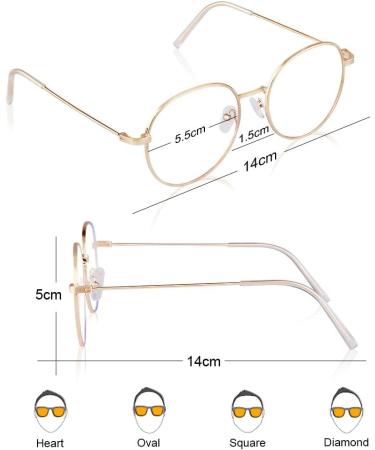 ACWOO Blue Light Blocking Glasses - 2PCS Anti Blue Light Gaming & Fashion Glasses for Women Men - Buy Online on GoSupps.com