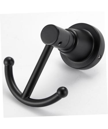 HOOTNEE Stainless Steel Coat Hook Hooks for Hanging Hook for Wall Coat Hooks Modern Wall Hooks Towel Hooks for Bathrooms Kitchen Hook Bathroom Hooks for Towels Robe Hooks Clothing Hooks 10X8.5CM Black - Buy Online on GoSupps.com