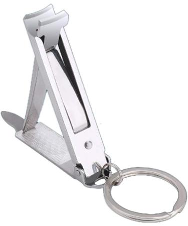 UNbit Nail Clipper Adult Nail Clippers/Stainless Steel Nail Clippers Silver 12 * 60mm Multifunctional Single Portable Folding Ultra-Thin Nail Clippers - Buy Online on GoSupps.com