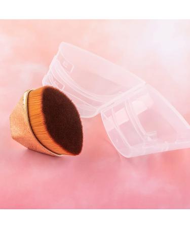 Premium Kabuki Make-Up Brush for Smooth Primer Application | Flat Top Flower Shape for Liquid & Powder Cosmetics - Gold Finish - Buy Online on GoSupps.com