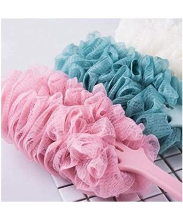 Veewon Long Handle Bath Brush | Back Scrubber Shower Body Brushes | Pink - Buy Online on GoSupps.com