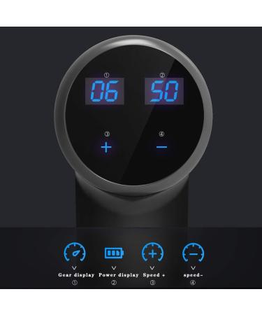 Fascia Electroman Massager - Noiseless Motor 6 Massage Heads | Household Muscle Relaxation Device - Buy Online on GoSupps.com