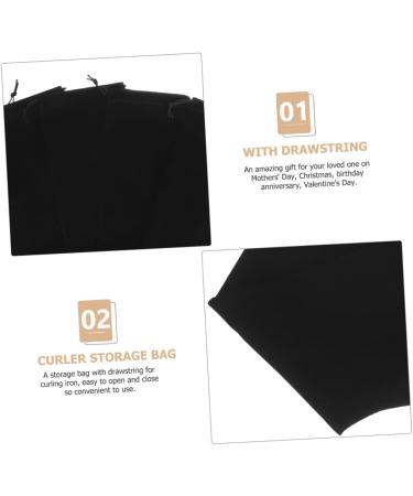 NOLITOY 6pcs Hair Crimper Hair Curling Wand Curler Hair Dryer Bag Storage Box Tool Set Travel Curling Iron - Buy Online on GoSupps.com