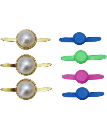 500Pcs Mixed Color Metal Brads Kit for Scrapbooking, Paper Crafts & DIY Projects - Buy Online on GoSupps.com
