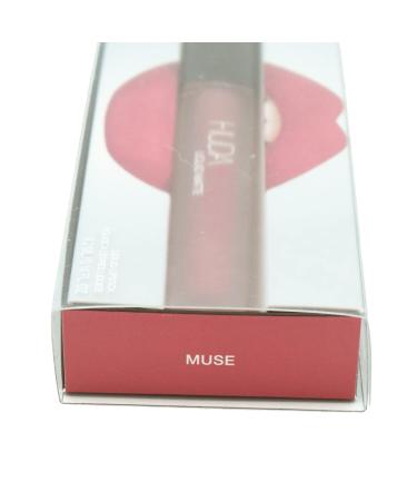 Huda Beauty Liquid Matte Lipstick - Muse (Muted Rose) | Transfer-proof & Ultra-Comfortable - Buy Online on GoSupps.com
