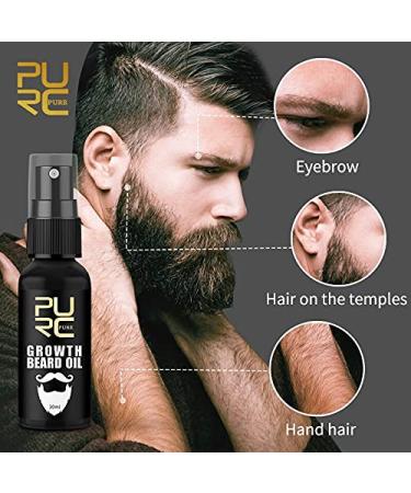 PURC Beard Oil for Men - Grow Thicker Fuller Beards | Premium Beard Care Treatment - Buy Online on GoSupps.com