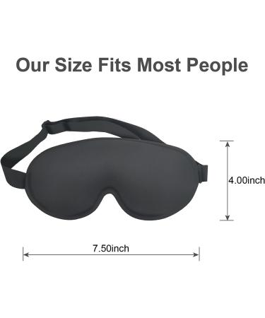 3 Pack Blackout Sleep Masks with Earplugs for Travel/Napping | Men & Women - Buy Online on GoSupps.com