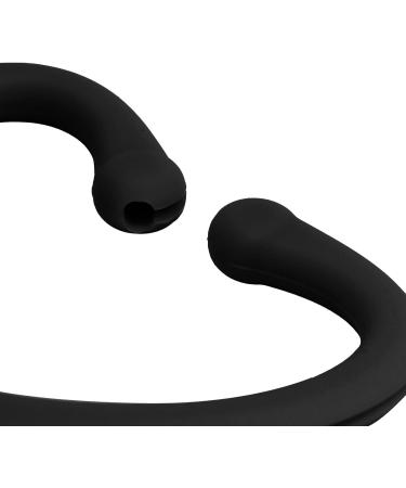 Agate 10 Pairs Soft Reusable Silicone Mask Earlocks - Ear Protection Hooks for Earache Relief (Black) - Buy Online on GoSupps.com