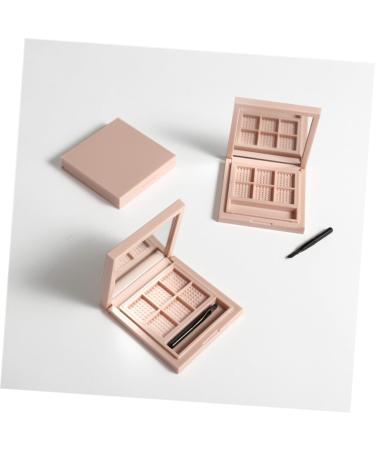 FOMIYES 2pcs Highlighters Empty Eyeshadow Palette Empty Eye Shadow Pallet Cosmetic Compact Travel Lip Balm 1 count (Pack of 1) Pink - Buy Online on GoSupps.com