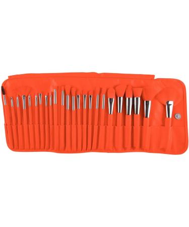 Neon Orange 24-Piece Brush Set - Quality Art Supplies for All Creatives | Fast International Shipping - Buy Online on GoSupps.com
