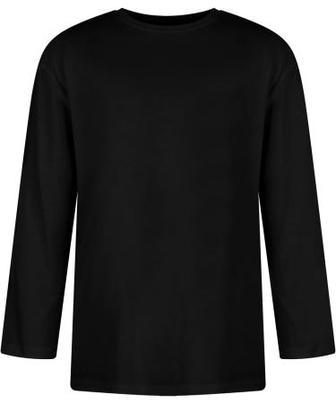 Men's Round-Neck 3/4 Arm T-Shirt | Oversized Grandad & Work Tops | Black Lemon Design - Buy Online on GoSupps.com