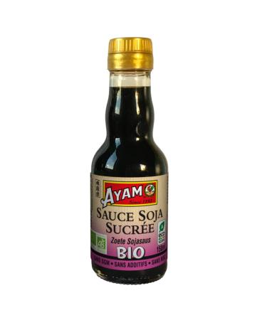 Ayam Organic Sweet Soy Sauce - Ideal for Home Cooking Marinades Grills and Sushi - No Preservatives - 150 ml