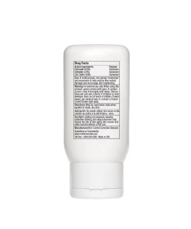 CONTROL CORRECTIVE Skin Brightening Cream SPF 30 - 2.5 oz Moisturizer with Kojic Acid, Arbutin, Licorice Root | Sunscreen for Maximum Protection and Brightening - Buy Online on GoSupps.com