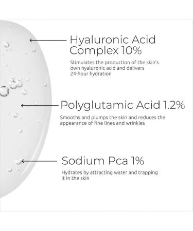 DS Laboratories Hyaluronic Acid Serum - Hydrating Anti-Aging Facial Serum for Dry Skin Wrinkle Care Paraben & Fragrance Free 100% Vegan - Buy Online on GoSupps.com