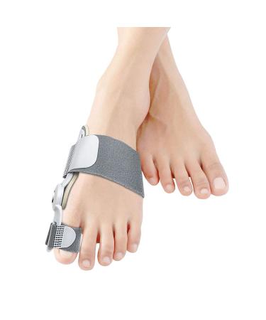Gray Bunion Corrector  Bunion Splint  Non-Surgical Hallux Valgus Correction  Big Toe Separator Pain Relief