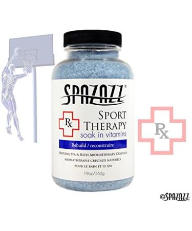 Spazazz SPZ-607 RX Sport Therapy Rebuild Crystals 19 oz | Container for Muscle Recovery - Buy Online on GoSupps.com