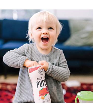 Serenity Kids Grain Free Puffs - Tomato & Mushroom 1.5 oz | Healthy Snack for Kids - Buy Online on GoSupps.com