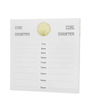 Chrontier Double Row Eyelash Extension Pallet Acrylic Holder Stand Base Tray with Jade Stone Set for Individual False Lashes Eyelashes Grafting Professional Clear