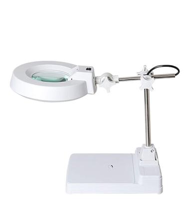 Lifting Desktop Magnifier with Lamp 10 Times Old Man Reading 20 Times Welding Board Mobile Phone Repair Made in China