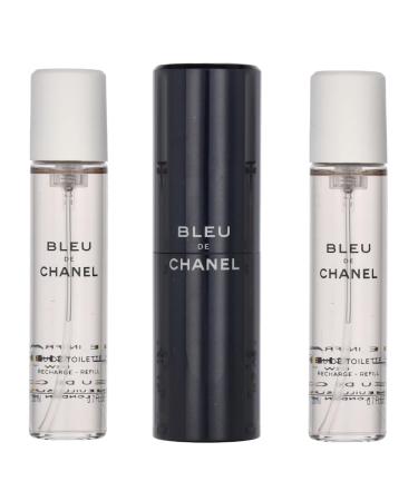 Bleu De Chanel Eau De Toilette Travel Spray & Two Refills - 3x20ml/0.7oz - Buy Online on GoSupps.com