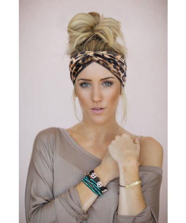 TOBEFFECT Non Slip Headbands for Women - Yoga, Workout, Running - Elastic Hair Bands for Girls - Twist Turban Hair Wrap - Short Hair Friendly - Buy Online on GoSupps.com