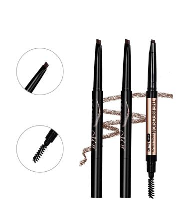 Waterproof Double-Headed Eyebrow Pencil - Dark Brown - Buy Online on GoSupps.com