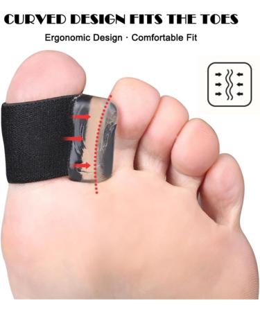 Bunion Toe Separators 2 Pair - Gel Spacers for Big Toe Straightening and Pain Relief (Small) - Buy Online on GoSupps.com