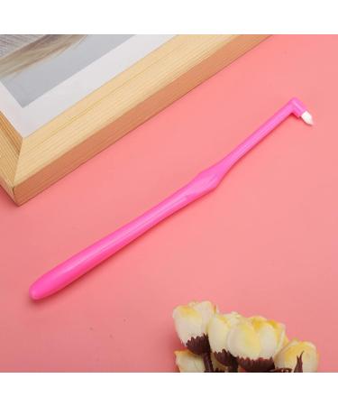 Ververt Touch Dnichs Orthodontic Toothbrush Set - 3-Pack Small Head Tooth Cleaning Brushes - Pink - Ideal for Effective Oral Care - Buy Online on GoSupps.com