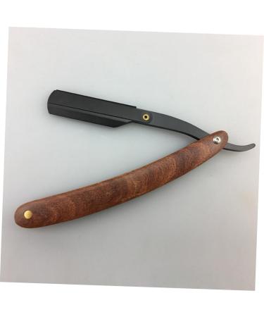 Minkissy Manual Metal Razor Shaver - Safe Wooden Hand Razor for Men | Premium Quality Shaving Tool for Smooth Skin - Buy Online on GoSupps.com