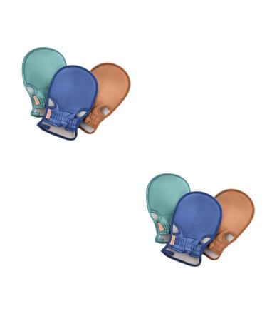 Beaupretty Bath Sponge Soft Fashion Gloves Infant Mittens Bath Sponge exfoliating mitt Shower Sponge Down mud at Baby Shower Sponge