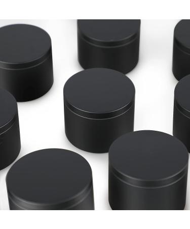 Matte Black Candle Tins 8 oz - Set of 24 | Empty Metal Containers for Candle Making and Storage - Perfect for Christmas Gifts - Buy Online on GoSupps.com