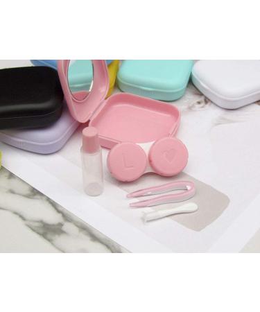 KISEER 6 Pack Colorful Contact Lens Case Travel Kit with Mirror, Bottle, Tweezers - Storage Container for Contacts - Remover Tool Included - Buy Online on GoSupps.com