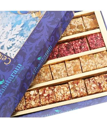 Ghasitaram Gifts Bhaidooj Gifts Sugarfree Sweets - Natural Fruit Assorted Sugarfree Sweets 800 GMS (800 GMS)