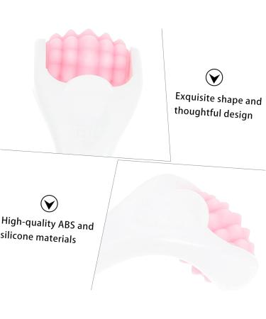 Silicone Face Massager & Eye Roller - Pink Beauty Device for Glowing Skin | International Shipping - Buy Online on GoSupps.com