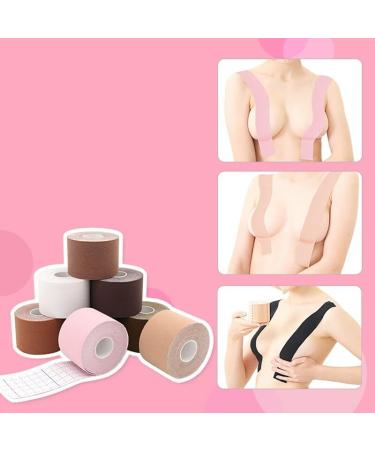 Shop Athletic Healing Breast Push Up Tape - 16.40ft Multifunctional Cotton Sport Adhesive Kinesiology Tape for Ultimate Lift | International Shipping Available - Buy Online on GoSupps.com