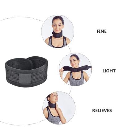 Exceteart Premium Neck Support Collar - Cervical Vertebrae Pain Relief & Stabilization Brace for All Sizes - Buy Online on GoSupps.com