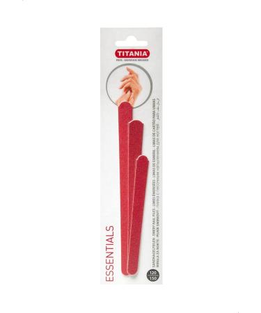 TITANIA Sand Nail Files - Assorted Sizes Wood Quality 3 Cards Pack - Premium Nail Care - Buy Online on GoSupps.com