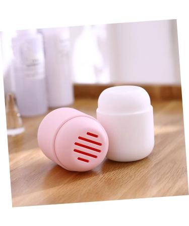 HAPINARY Powder Puff Storage Box Pink Make up Silica Gel - Buy Online on GoSupps.com