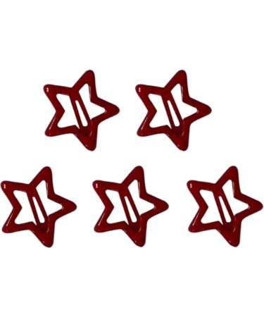 5PCS Children Hairpins Clips Hair Barrettes Five-pointed Star Hair Pin Fashion Hair Accessories Hair Clips For Pet - Buy Online on GoSupps.com
