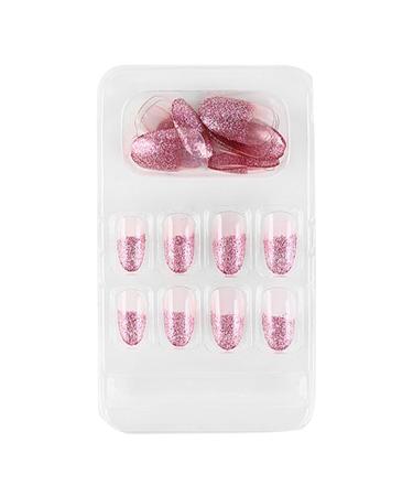 dijiusidy False Nail Fashionable Various Shapes Fingernail Full Coverage Strong Viscosity Adjustable Paster for Manicure Art 31 F741 31 1 count (Pack of 1)