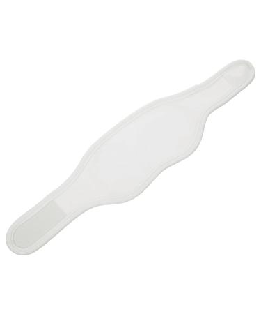 Compresse d'Huile Essentielle R utilisable Cou Enveloppement Doux en Tissu Fermeture Auto-Agrippante Pack de Soin Cervical Relaxant pour Sommeil et Bien- tre Blanc Taille