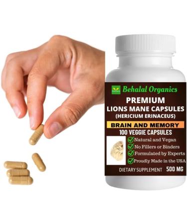 Behalal Organics Lions Mane Quick Release Capsules - Buy Online on GoSupps.com