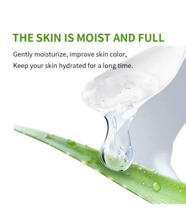 Organic Aloe Vera Gel 16.9oz - 100% Pure Moisturizer for Face Body Hair & Sunburn Relief - Fast Absorbing Unscented No Alcohol - Buy Online on GoSupps.com