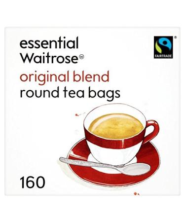 Essential Waitrose Lot de 160 sachets de th ronds M lange original